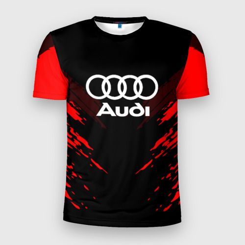 Мужская футболка 3D Slim Audi sport collection, цвет 3D печать