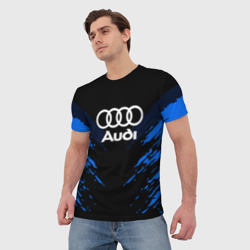 Мужская футболка 3D Audi sport collection - фото 2