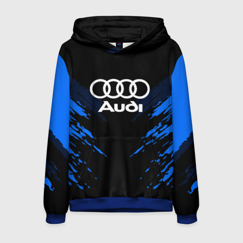 Мужская толстовка 3D Audi sport collection, цвет синий