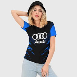 Женская футболка 3D Slim Audi sport collection - фото 2