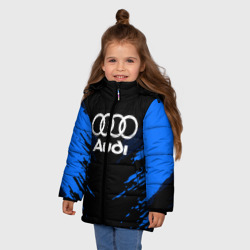 Зимняя куртка для девочек 3D Audi sport collection - фото 2