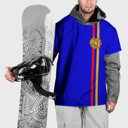 Накидка на куртку 3D Армения, лента с гербом