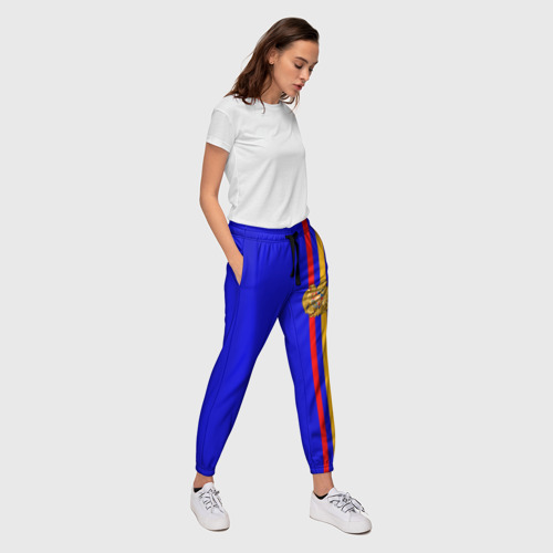 Женские брюки 3D Армения, лента с гербом, цвет 3D печать - фото 5