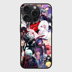 Чехол силиконовый для Apple iPhone 15 Pro матовый Tokyo-Ghoul