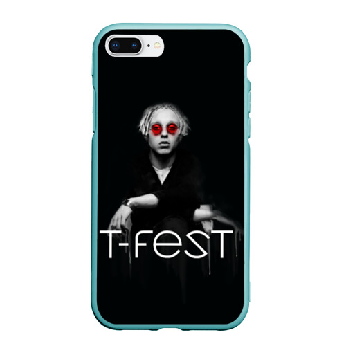 Чехол для iPhone 7Plus/8 Plus матовый T-Fest 2, цвет мятный