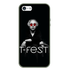 Чехол для iPhone 5/5S матовый T-Fest 2