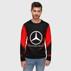 Мужской лонгслив 3D Mercedes-Benz sport collection - фото 2