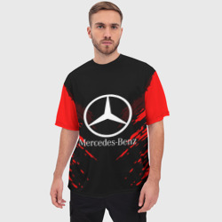 Мужская футболка oversize 3D Mercedes-Benz sport collection - фото 2