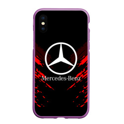 Чехол для iPhone XS Max матовый Mercedes-Benz sport collection