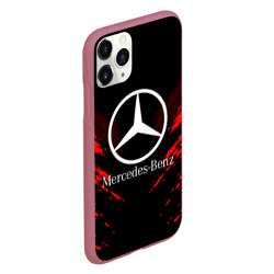 Чехол для iPhone 11 Pro матовый Mercedes-Benz sport collection - фото 2