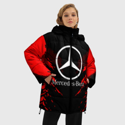 Женская зимняя куртка Oversize Mercedes-Benz sport collection - фото 2