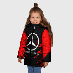 Зимняя куртка для девочек 3D Mercedes-Benz sport collection - фото 2