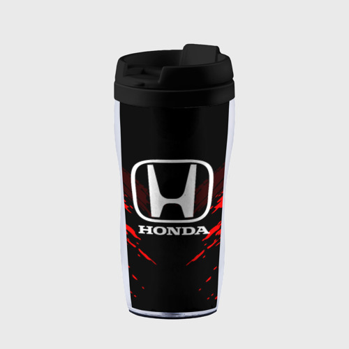 Термокружка-непроливайка Honda sport collection, цвет черный