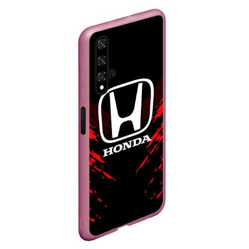 Чехол для Honor 20 Honda sport collection, цвет малиновый - фото 3