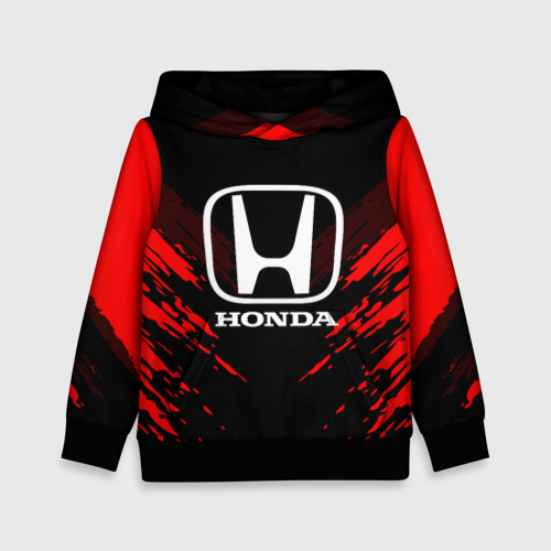 Детская толстовка 3D Honda sport collection, цвет черный