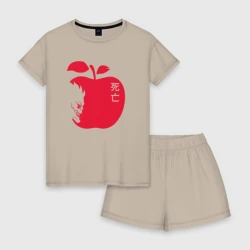 Женская пижама с шортиками хлопок Deadly addiction