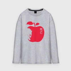 Женский лонгслив oversize хлопок Deadly addiction