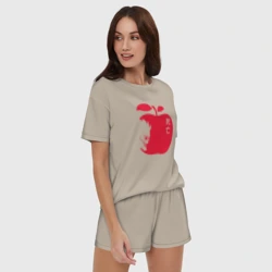 Женская пижама с шортиками хлопок Deadly addiction - фото 2