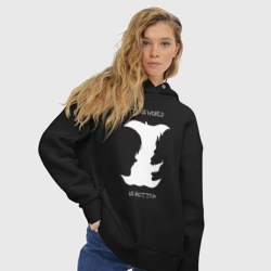 Женское худи Oversize хлопок Rotten - фото 2