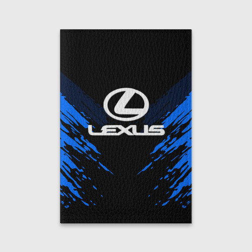 Обложка для паспорта матовая кожа Lexus sport collection, цвет зеленый