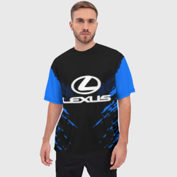 Мужская футболка oversize 3D Lexus sport collection - фото 2