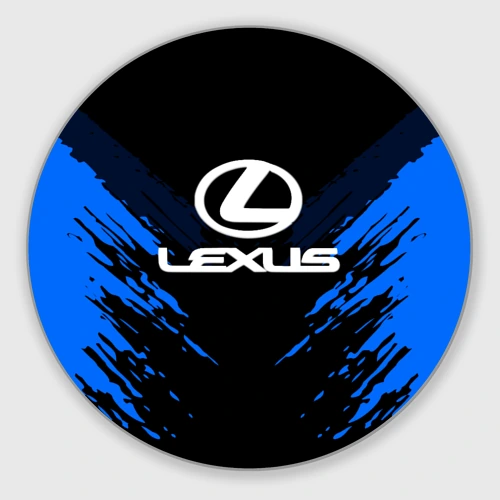 Круглый коврик для мышки Lexus sport collection