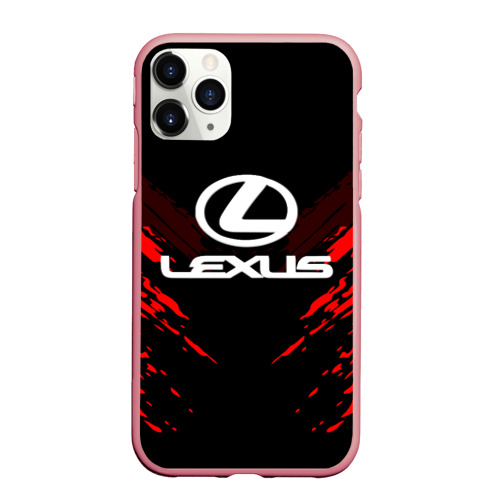 Чехол для iPhone 11 Pro Max матовый Lexus sport collection, цвет баблгам