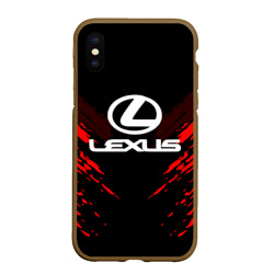 Чехол для iPhone XS Max матовый Lexus sport collection