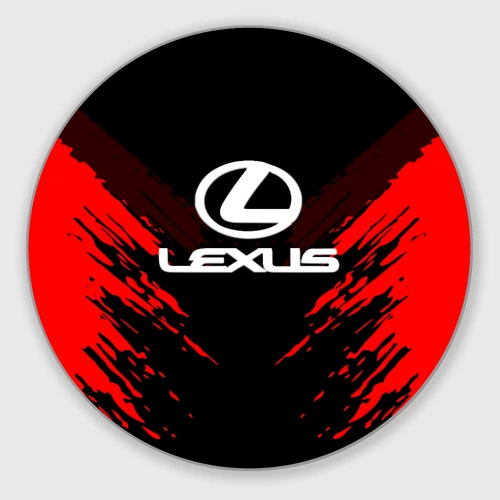 Круглый коврик для мышки Lexus sport collection
