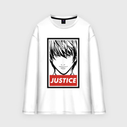 Женский лонгслив oversize хлопок Justice