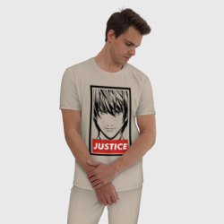 Мужская пижама хлопок Justice - фото 2