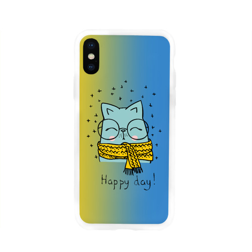 Чехол для iPhone X глянцевый Хороший день Фото 01 Чехол для iPhone X глянцевый Хороший день Фото 01