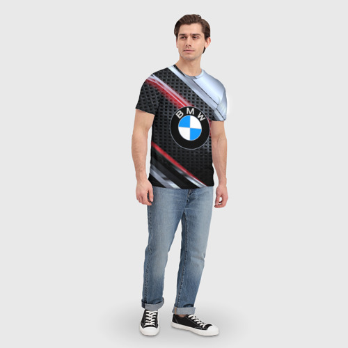 Мужская футболка 3D BMW high speed collection, цвет 3D печать - фото 5