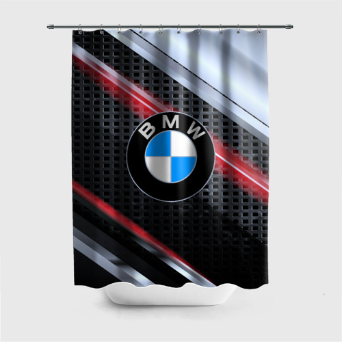 Штора 3D для ванной BMW high speed collection