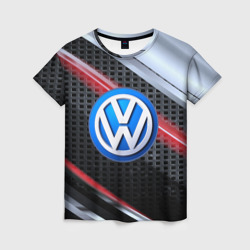 Женская футболка 3D Volkswagen high Speed