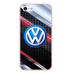 Чехол для iPhone 5/5S матовый Volkswagen high Speed