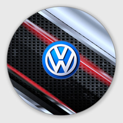 Круглый коврик для мышки Volkswagen high Speed