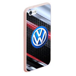 Чехол для iPhone 5/5S матовый Volkswagen high Speed - фото 2