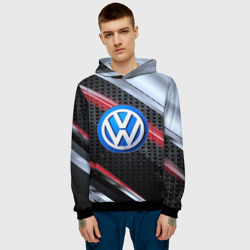 Мужская толстовка 3D Volkswagen high Speed - фото 2