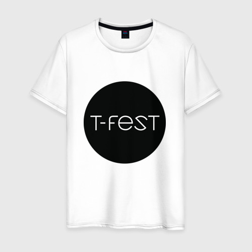 Мужская футболка хлопок T-Fest_13, цвет белый