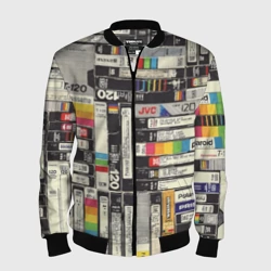 Мужской бомбер 3D VHS-кассеты