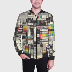 Мужской бомбер 3D VHS-кассеты - фото 2