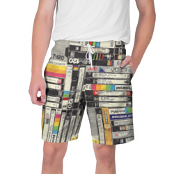Мужские шорты 3D VHS-кассеты
