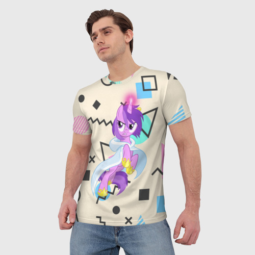 Мужская футболка 3D My Little Pony, цвет 3D печать - фото 3