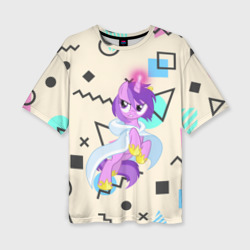 Женская футболка oversize 3D My Little Pony