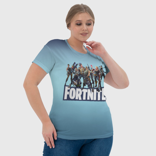 Женская футболка 3D Fortnite_9, цвет 3D печать - фото 6