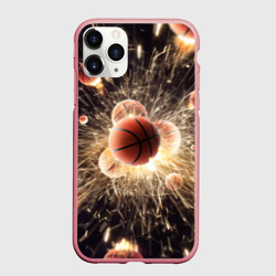 Чехол для iPhone 11 Pro Max матовый Звезда баскетбола