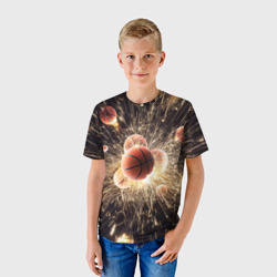 Детская футболка 3D Звезда баскетбола - фото 2