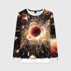 Женский свитшот 3D Звезда баскетбола