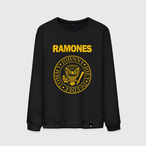 Мужской свитшот хлопок Ramones, цвет черный